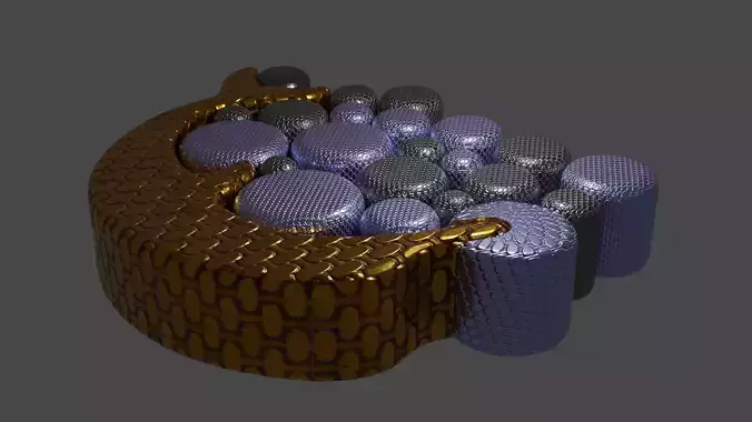 lomba snake Free low-poly 3D model