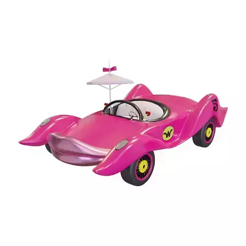 Race Car 05 Compact Pussycat Low-poly 3D model