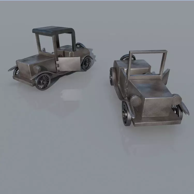 Toys old cars Free 3D model