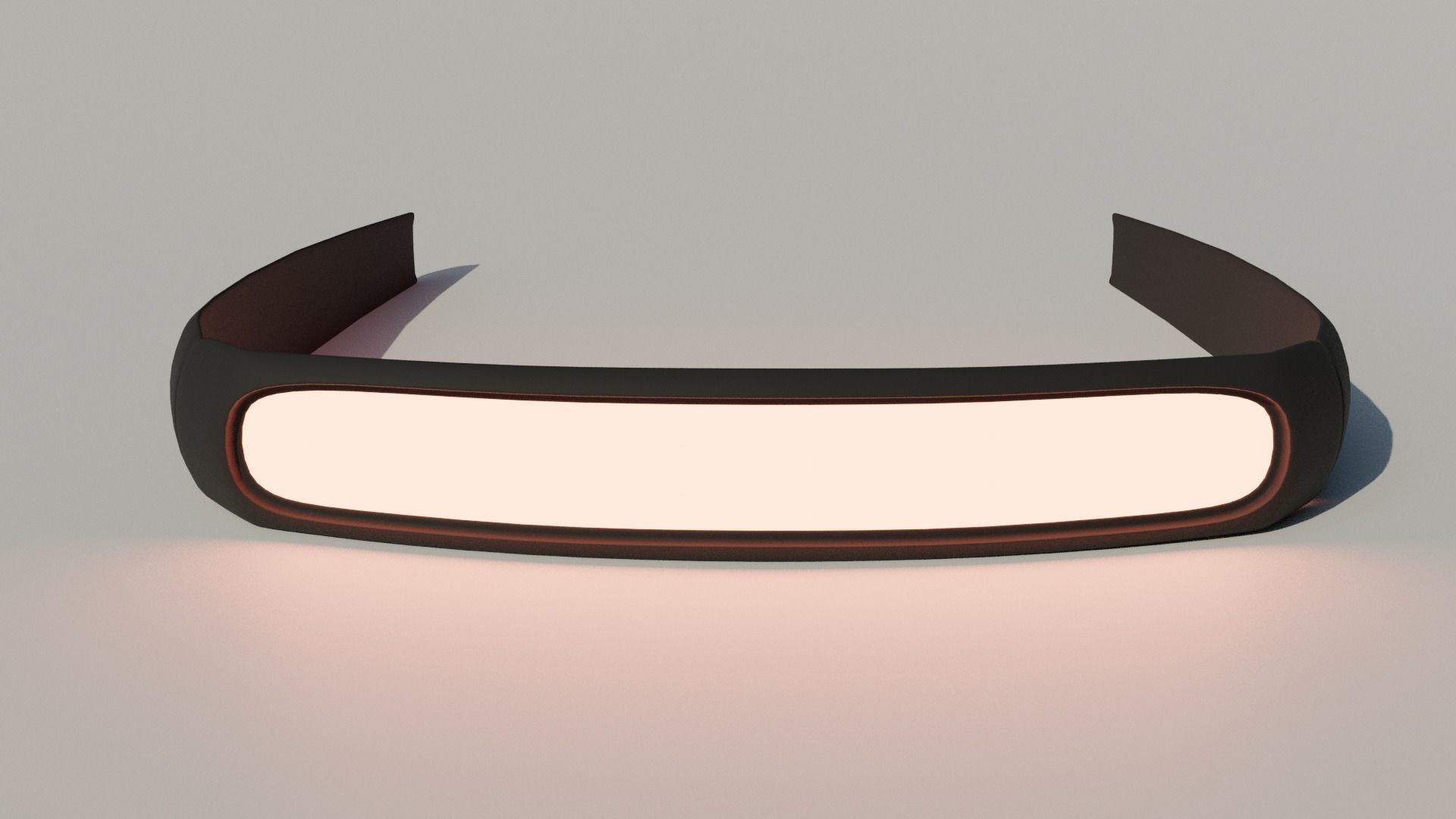 Scifi Glasses Mono Lens Free low-poly 3D model_4