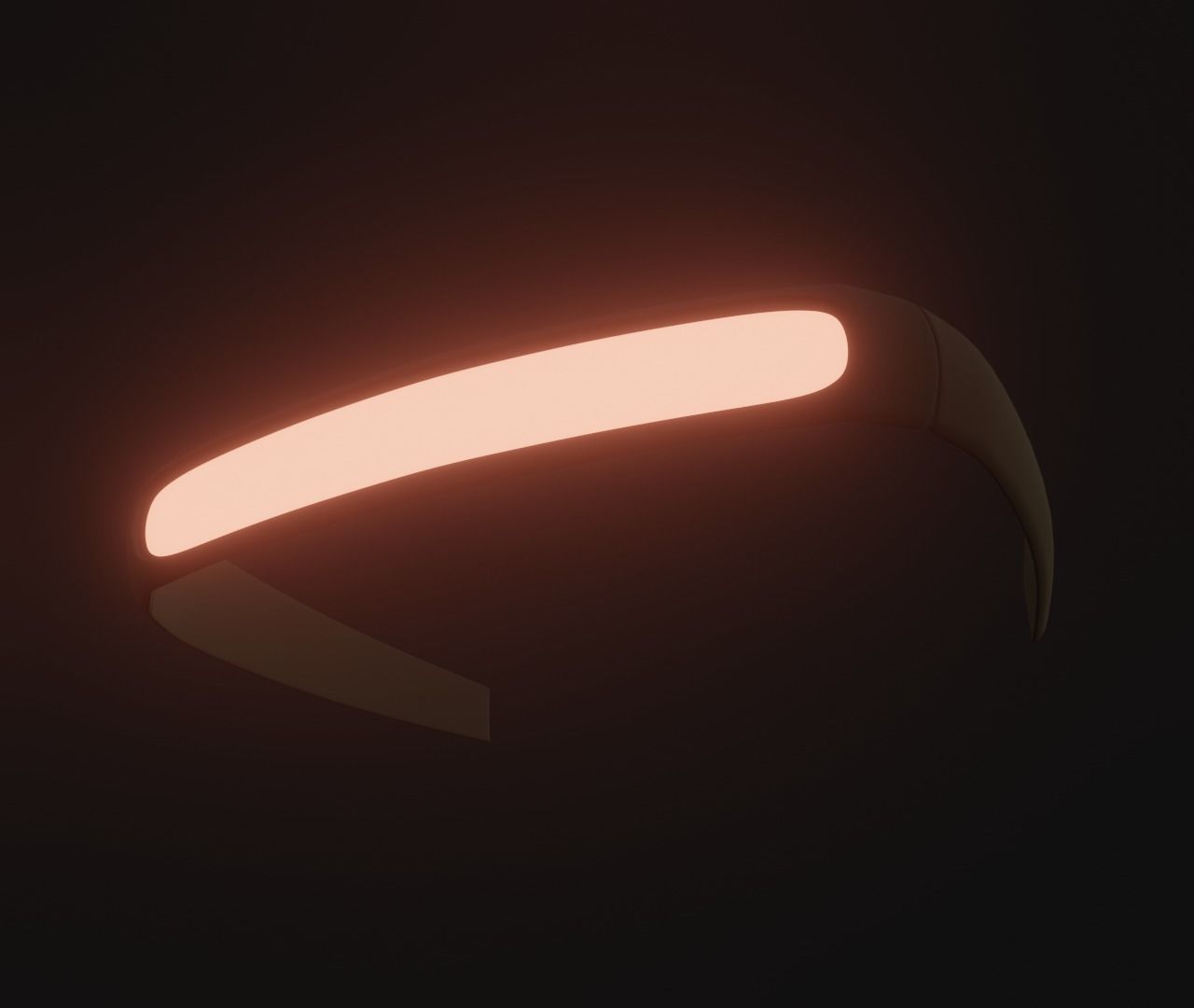 Scifi Glasses Mono Lens Free low-poly 3D model_7