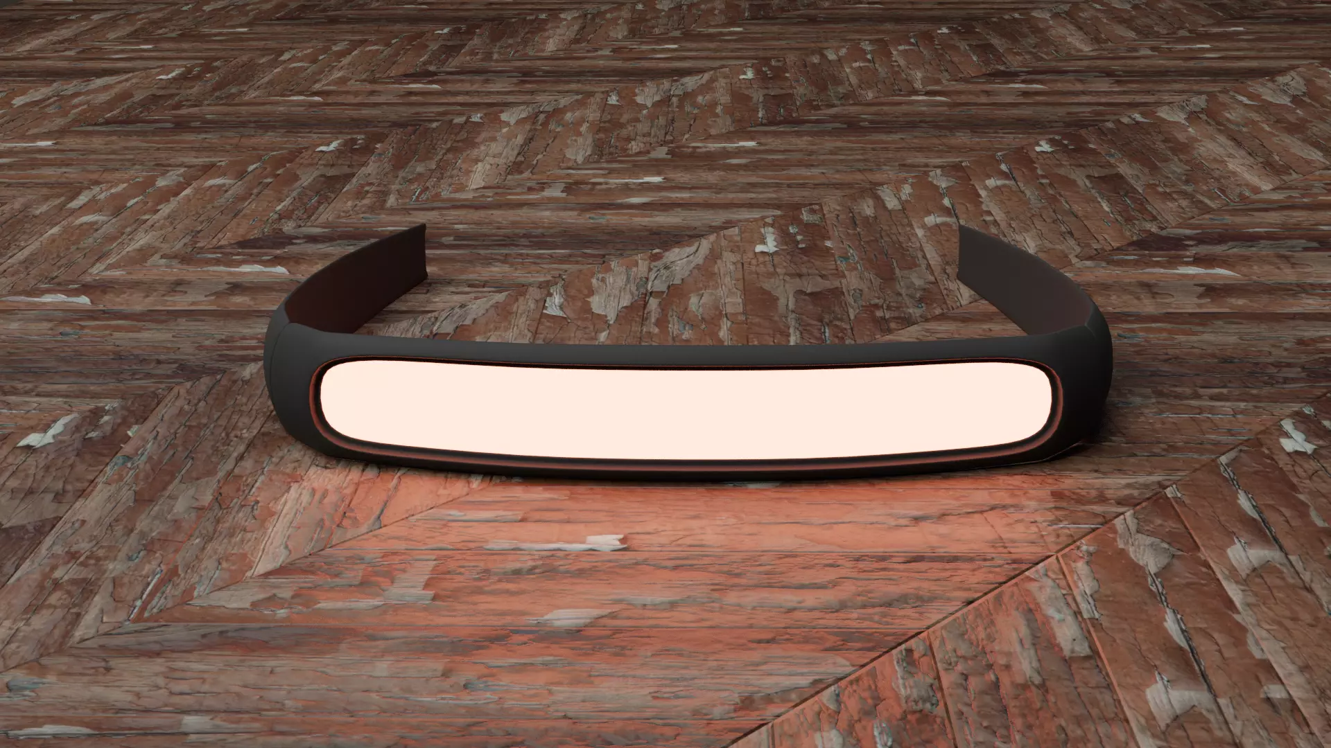 Scifi Glasses Mono Lens Free low-poly 3D model_0