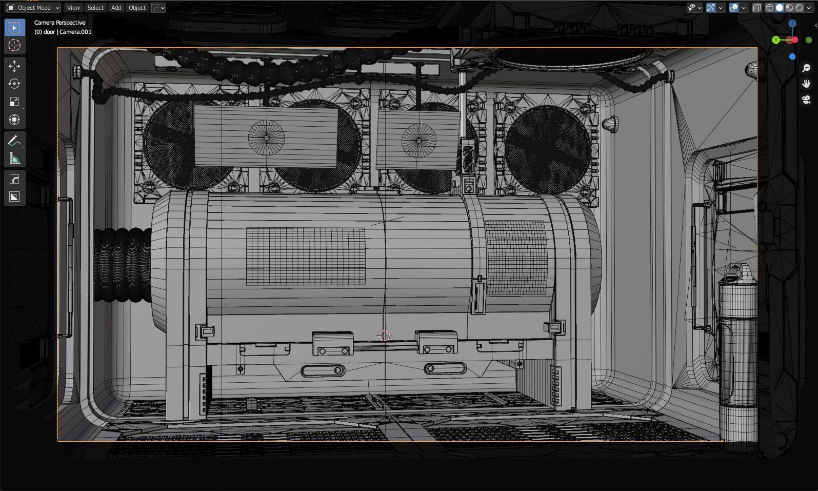 sci - fi resuscitation capsule 3D model_10