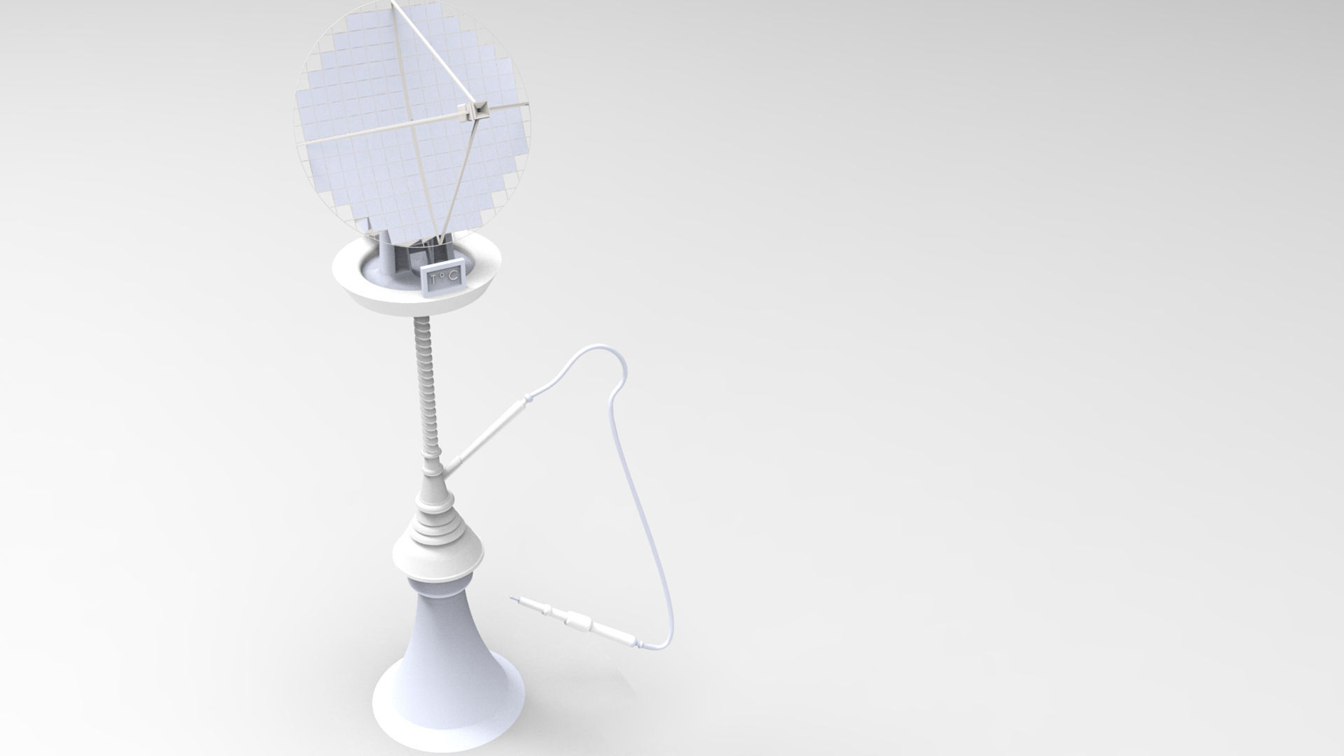 chicha 3d hookah lamp 3D model_6