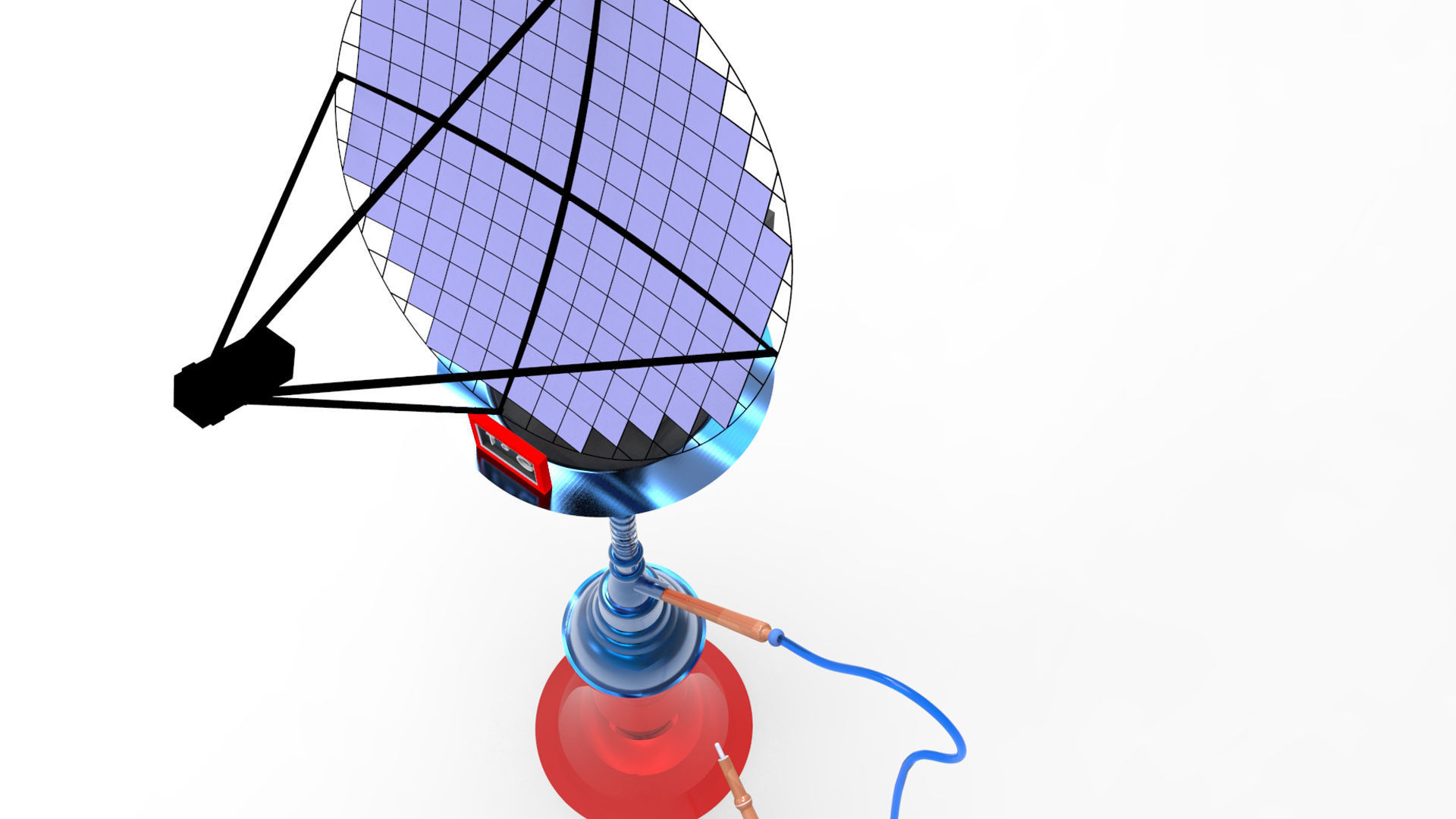 chicha 3d hookah lamp 3D model_1