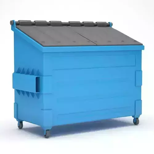 Dumspter trash can on wheels