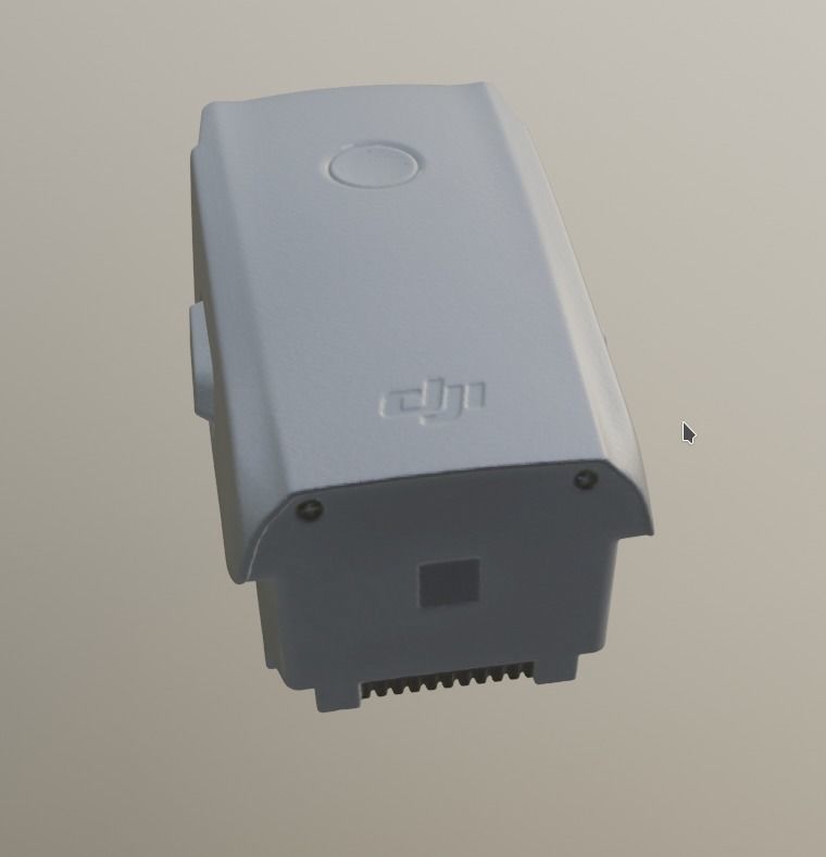 Battery for Drone Mavic Air 2 from DJI 3D model_1