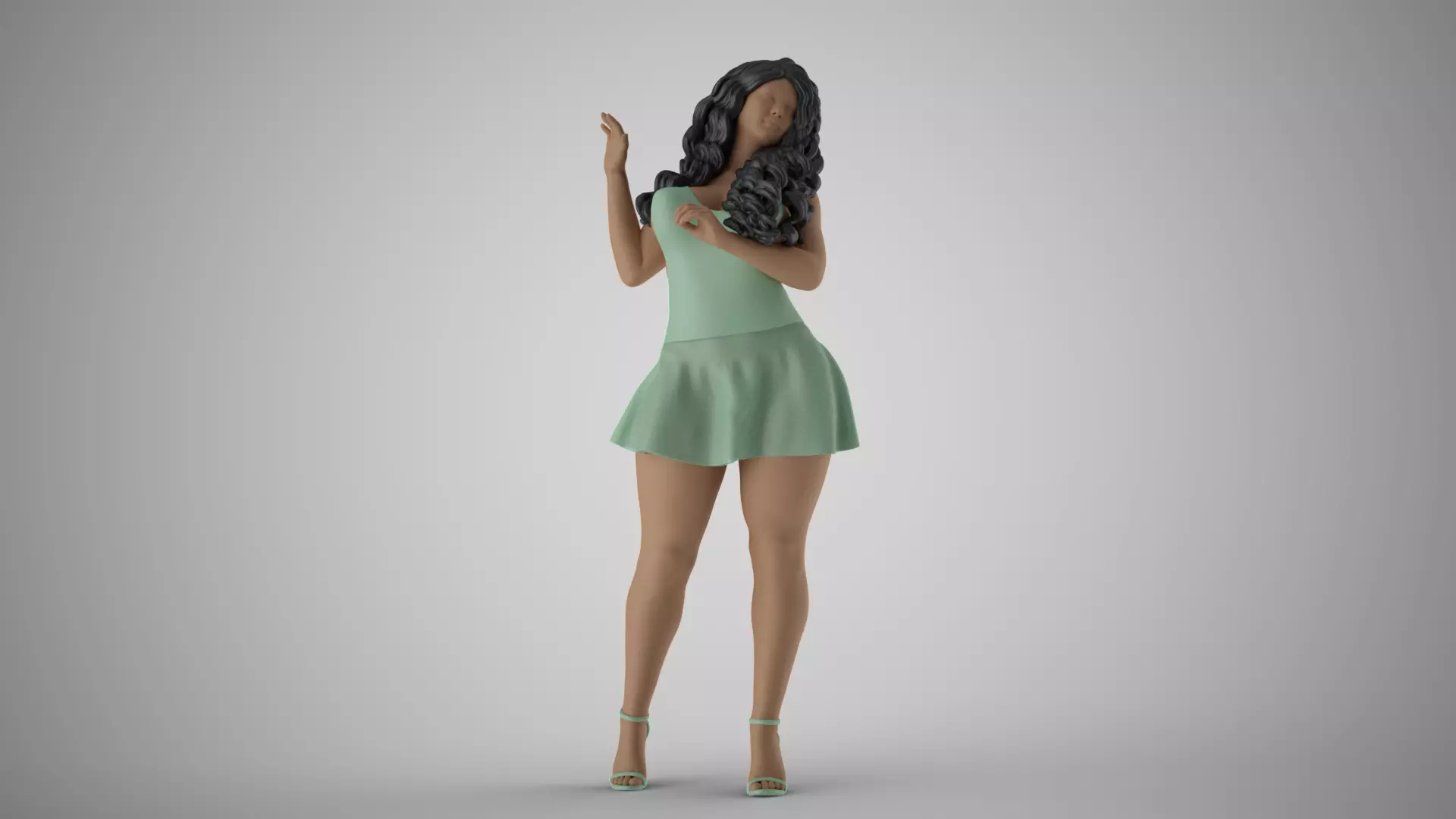 Woman City Mood 3 3D print model