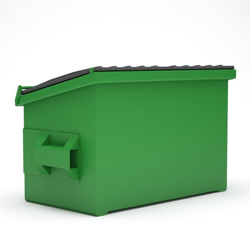 Garbage Dumpster 3D model_2