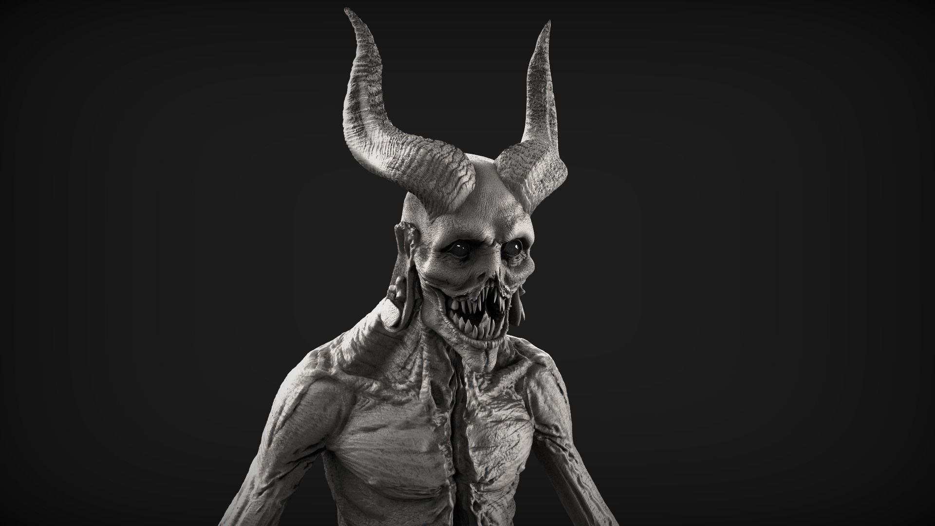 Demons High Poly Sculpts Bundle 2 3D model_48