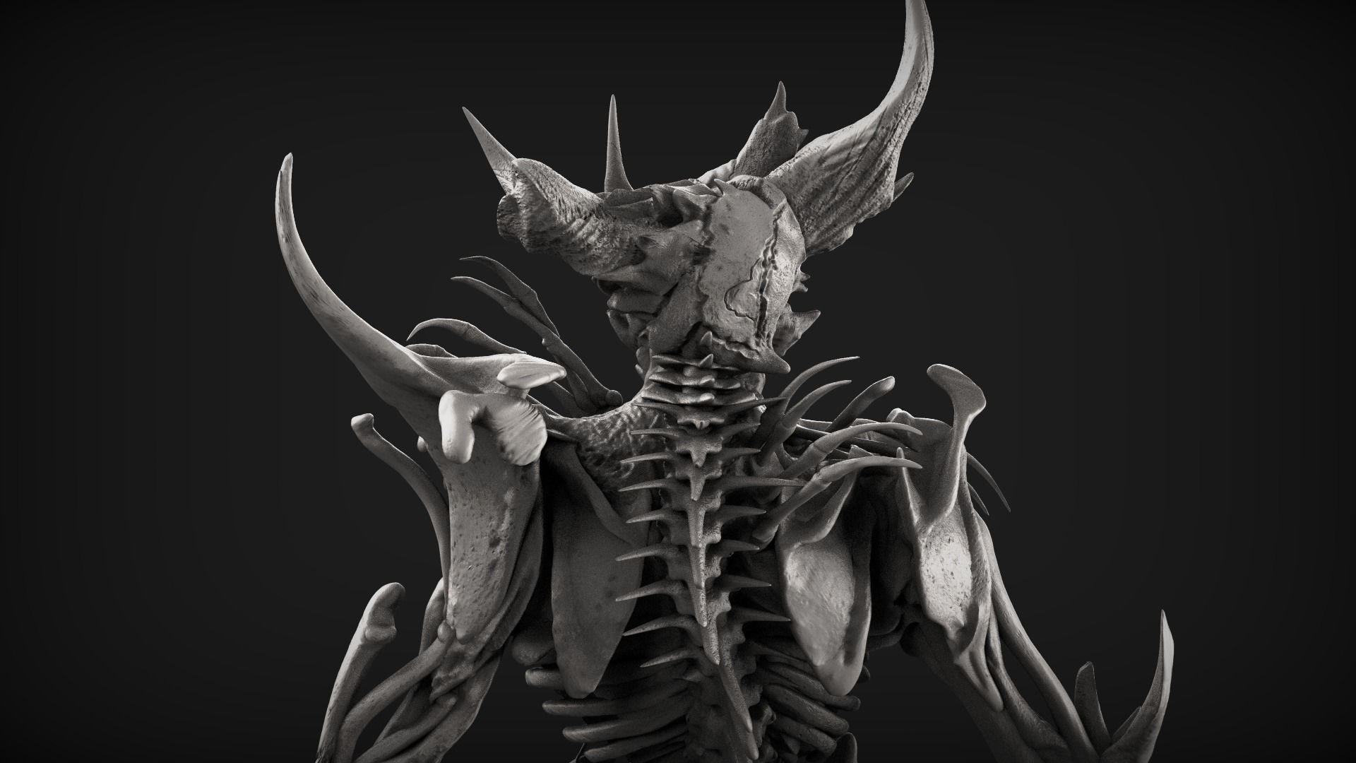 Demons High Poly Sculpts Bundle 2 3D model_17
