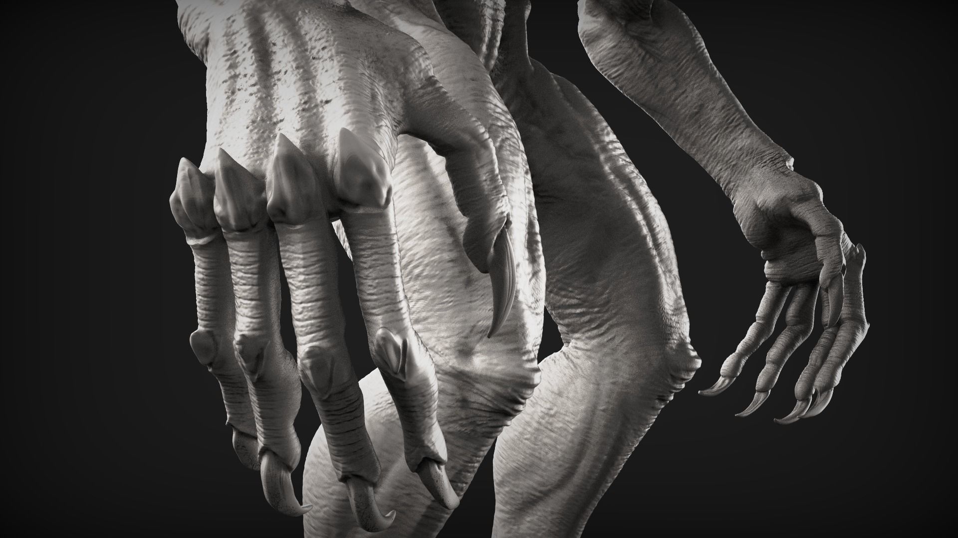 Demons High Poly Sculpts Bundle 2 3D model_28