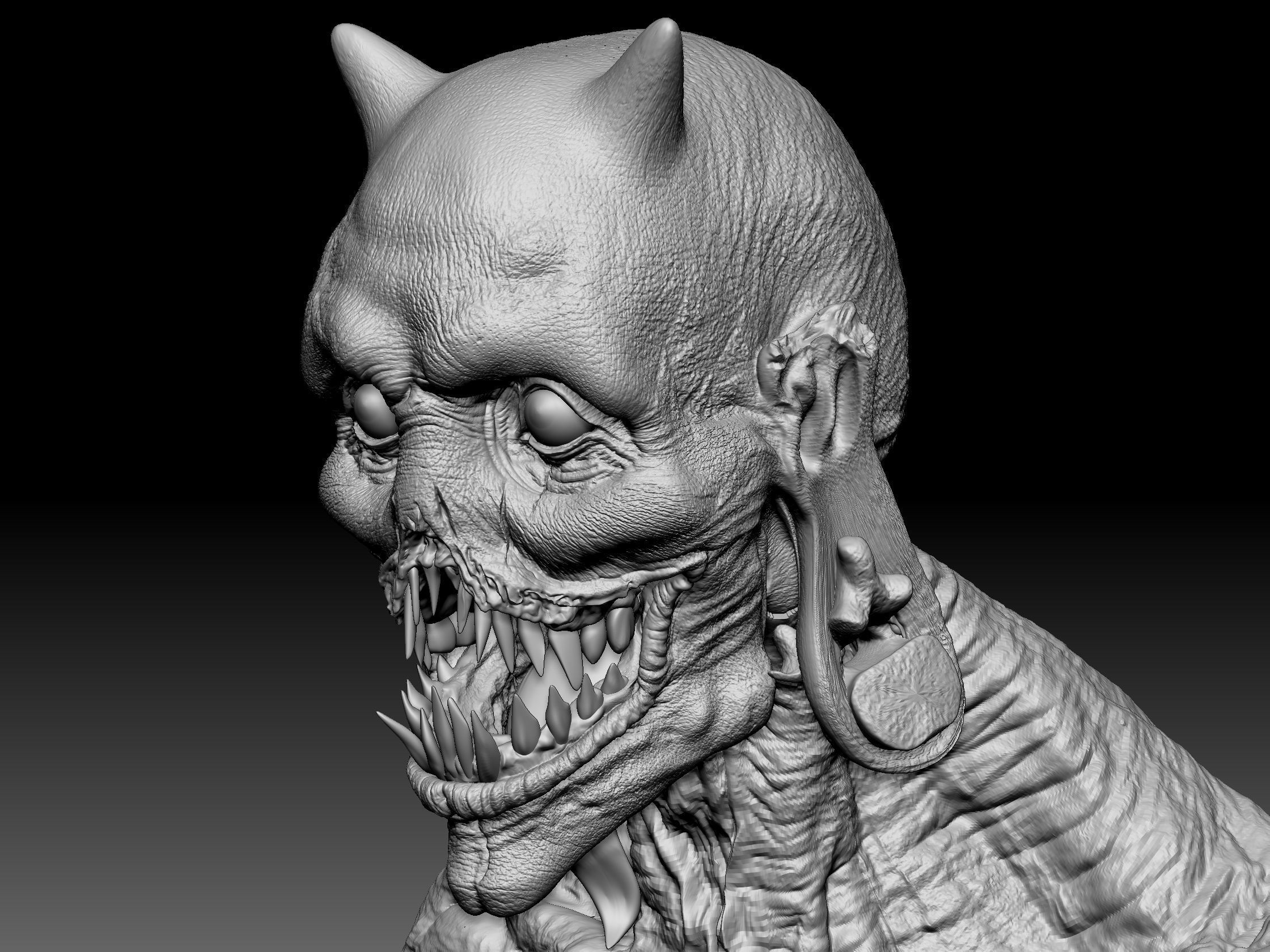 Demons High Poly Sculpts Bundle 2 3D model_60