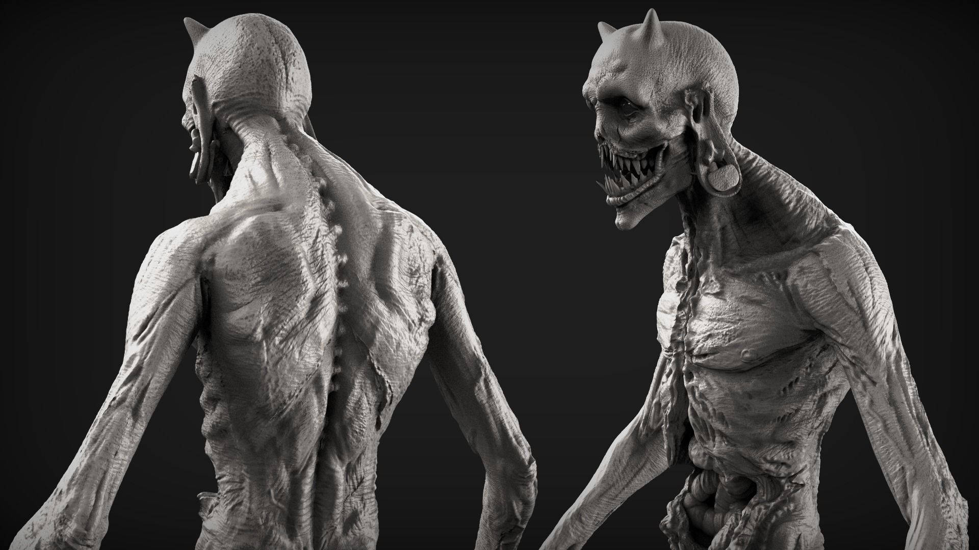 Demons High Poly Sculpts Bundle 2 3D model_51