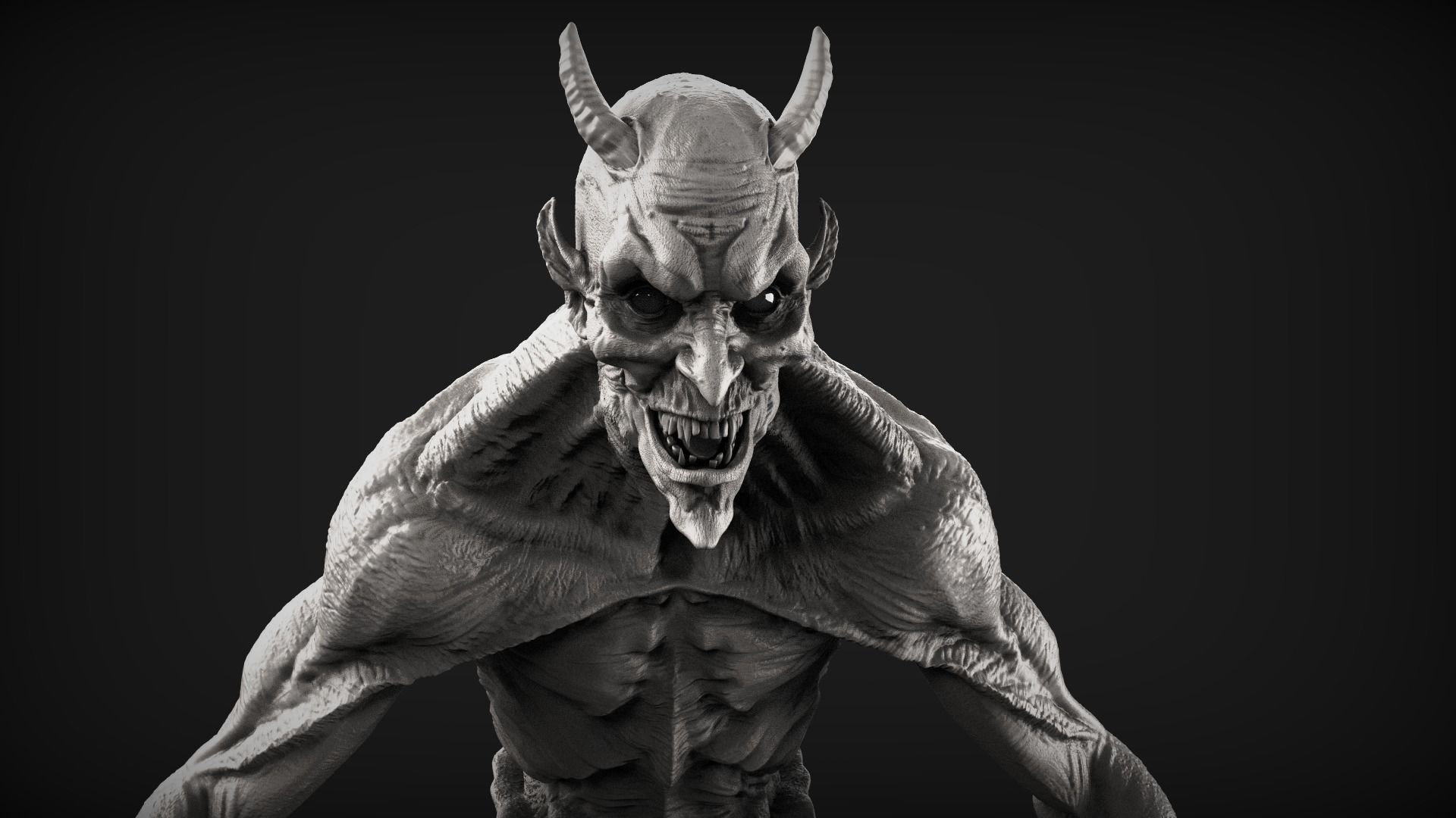 Demons High Poly Sculpts Bundle 2 3D model_25