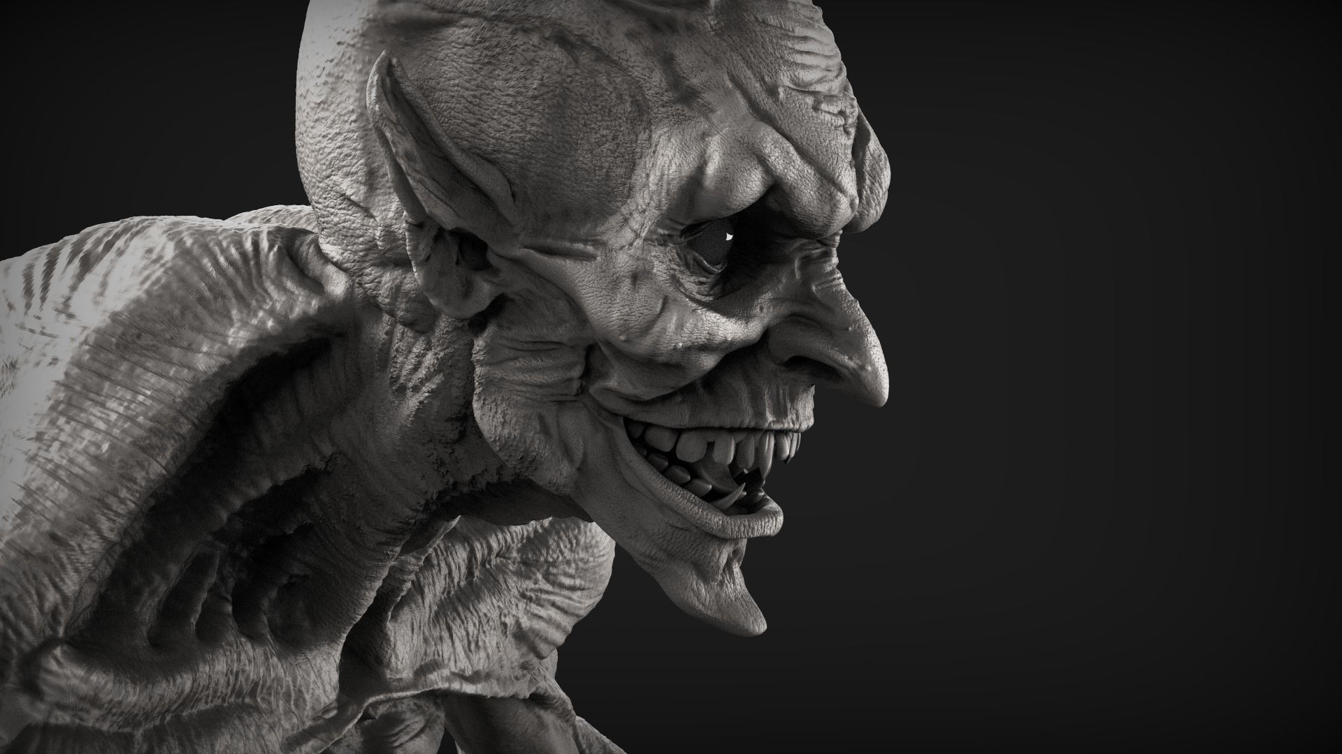Demons High Poly Sculpts Bundle 2 3D model_29