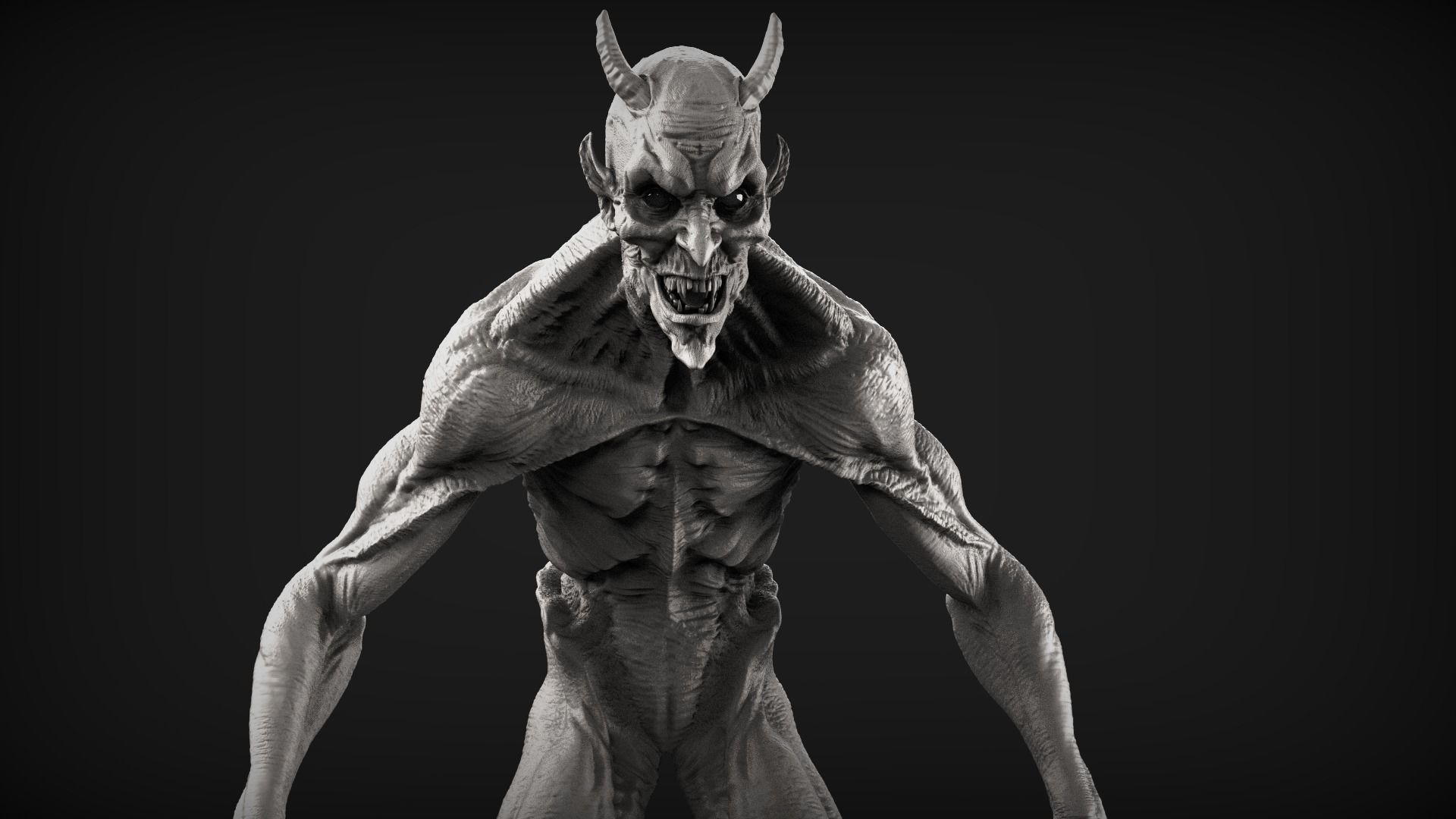 Demons High Poly Sculpts Bundle 2 3D model_22