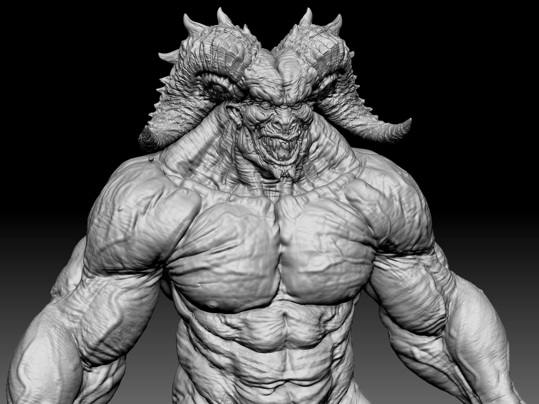 Demons High Poly Sculpts Bundle 2 3D model_44