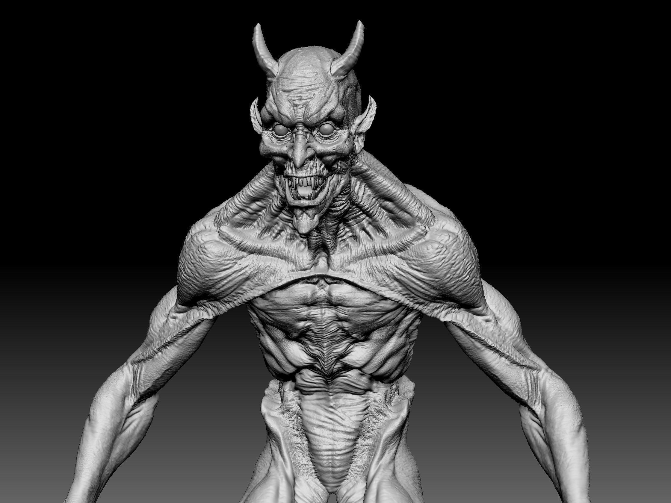 Demons High Poly Sculpts Bundle 2 3D model_33