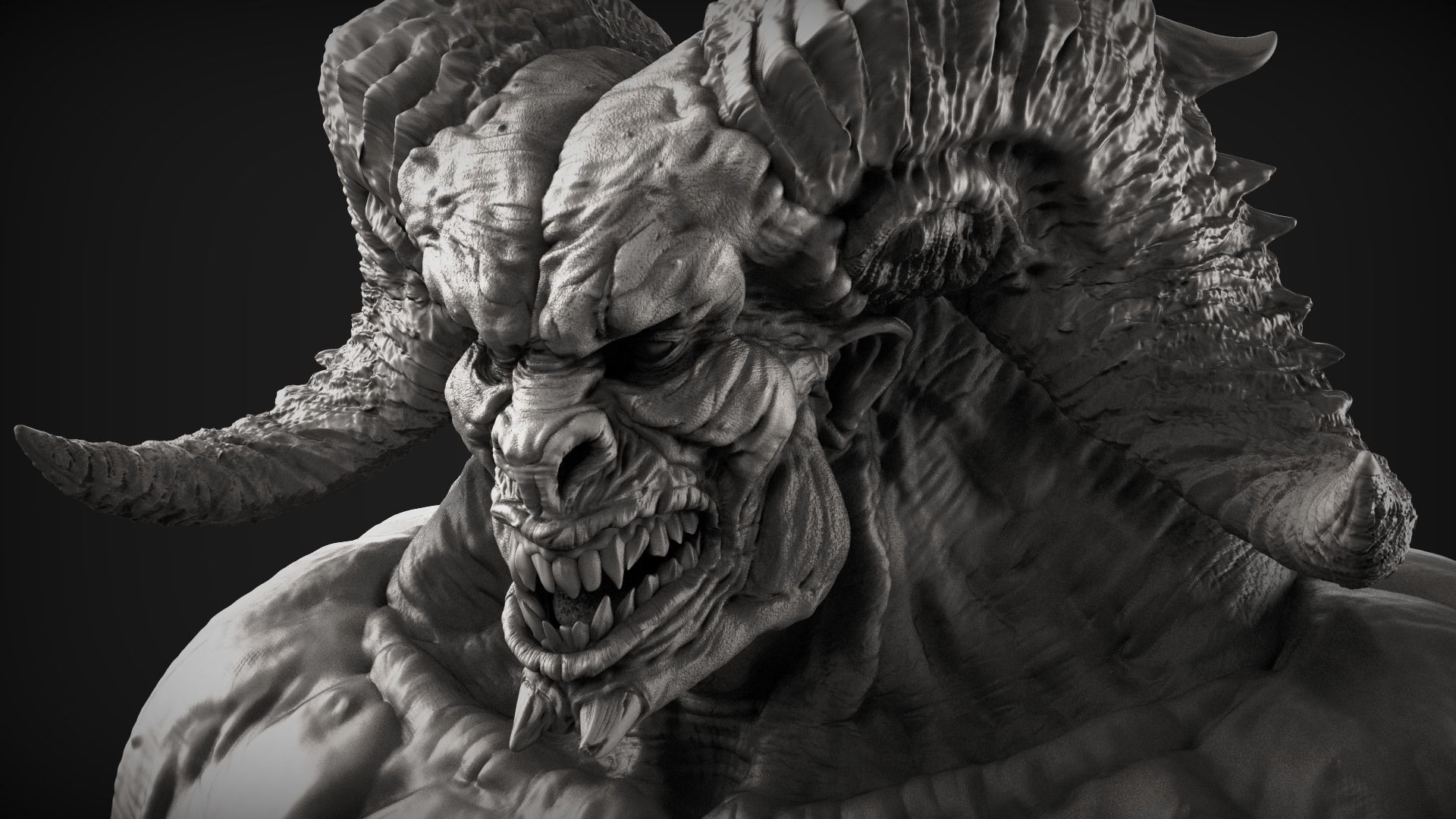 Demons High Poly Sculpts Bundle 2 3D model_38