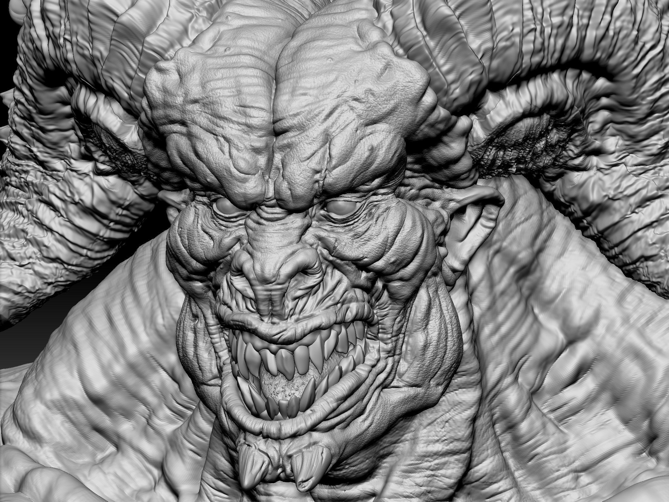 Demons High Poly Sculpts Bundle 2 3D model_43