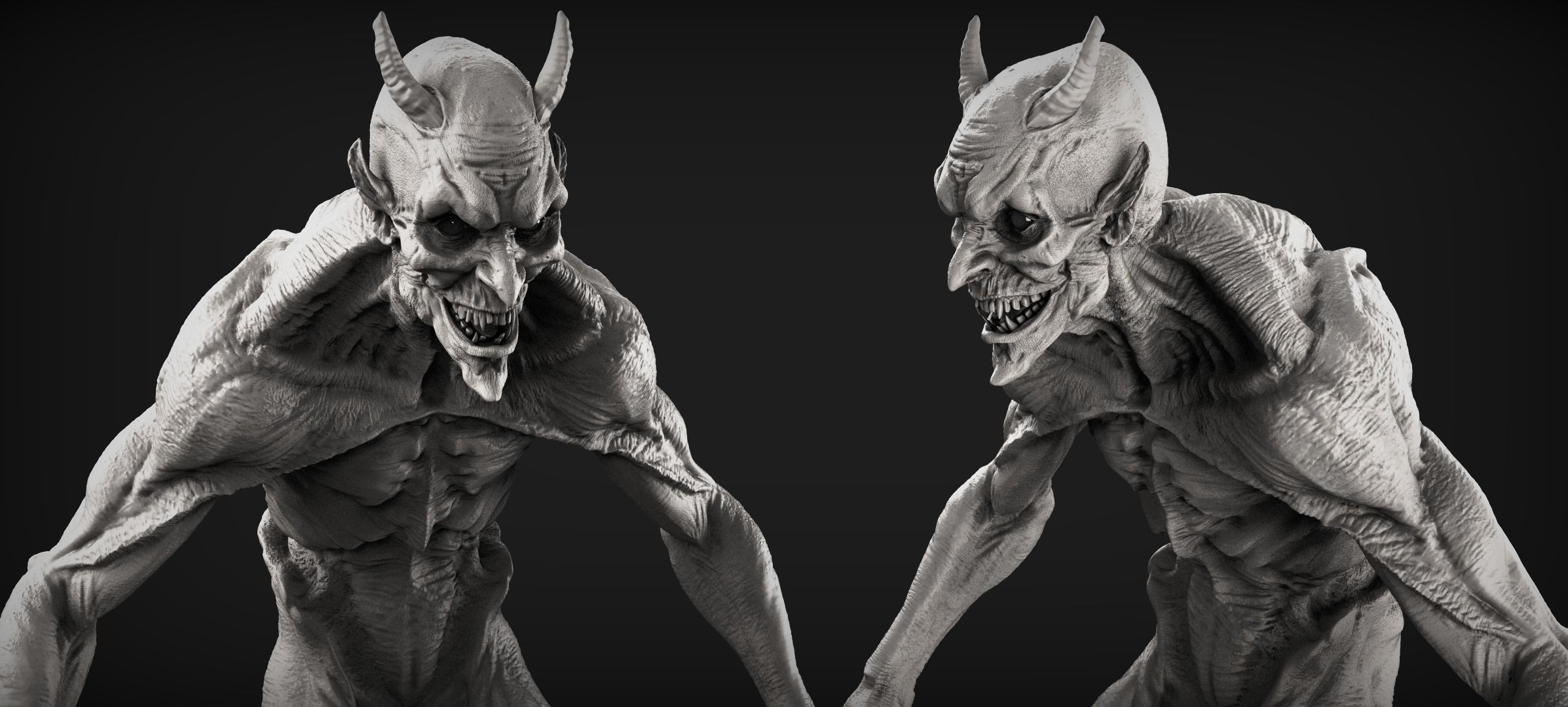 Demons High Poly Sculpts Bundle 2 3D model_30
