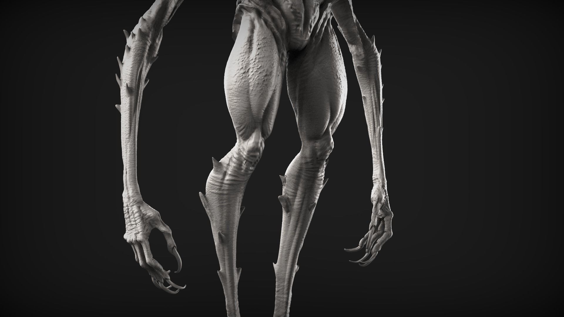 Demons High Poly Sculpts Bundle 2 3D model_5