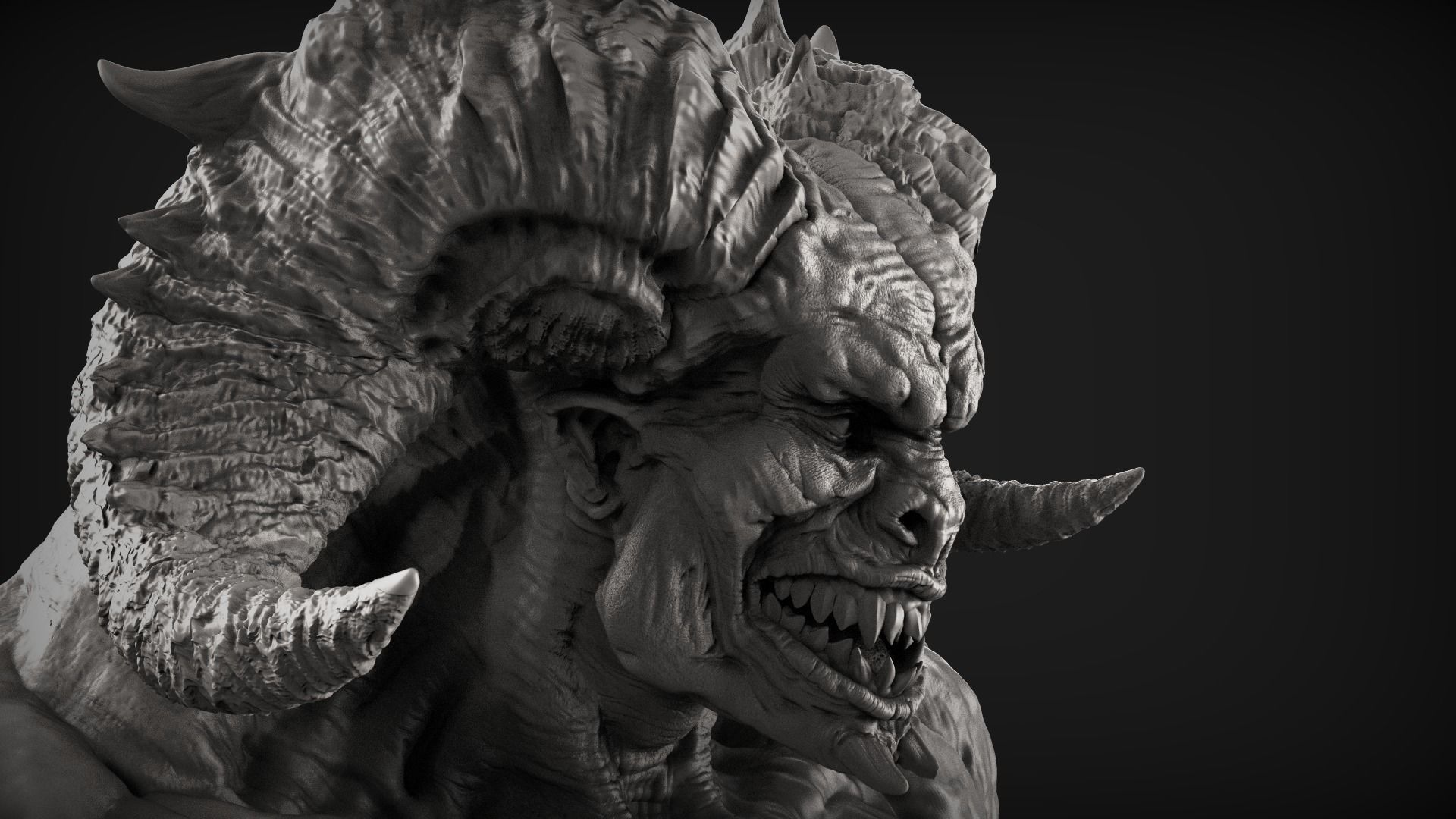 Demons High Poly Sculpts Bundle 2 3D model_41