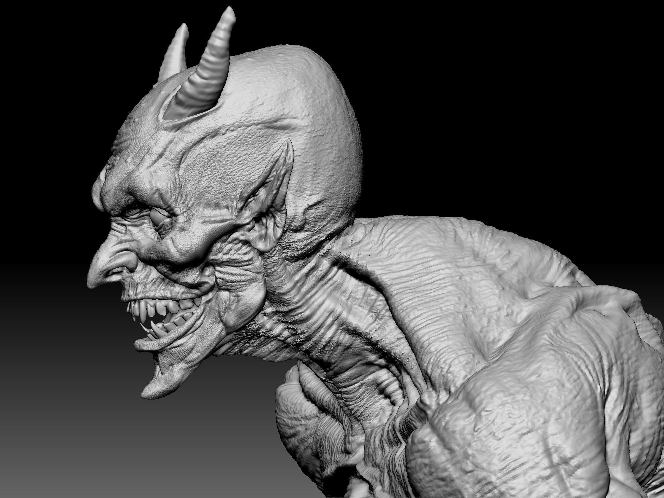 Demons High Poly Sculpts Bundle 2 3D model_32