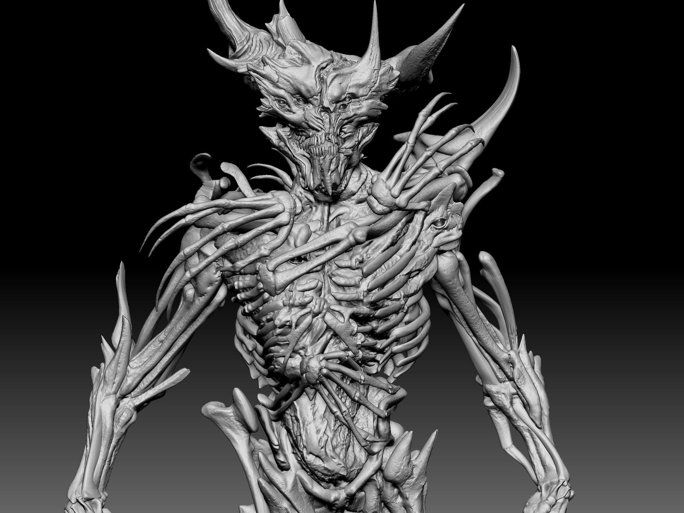 Demons High Poly Sculpts Bundle 2 3D model_20