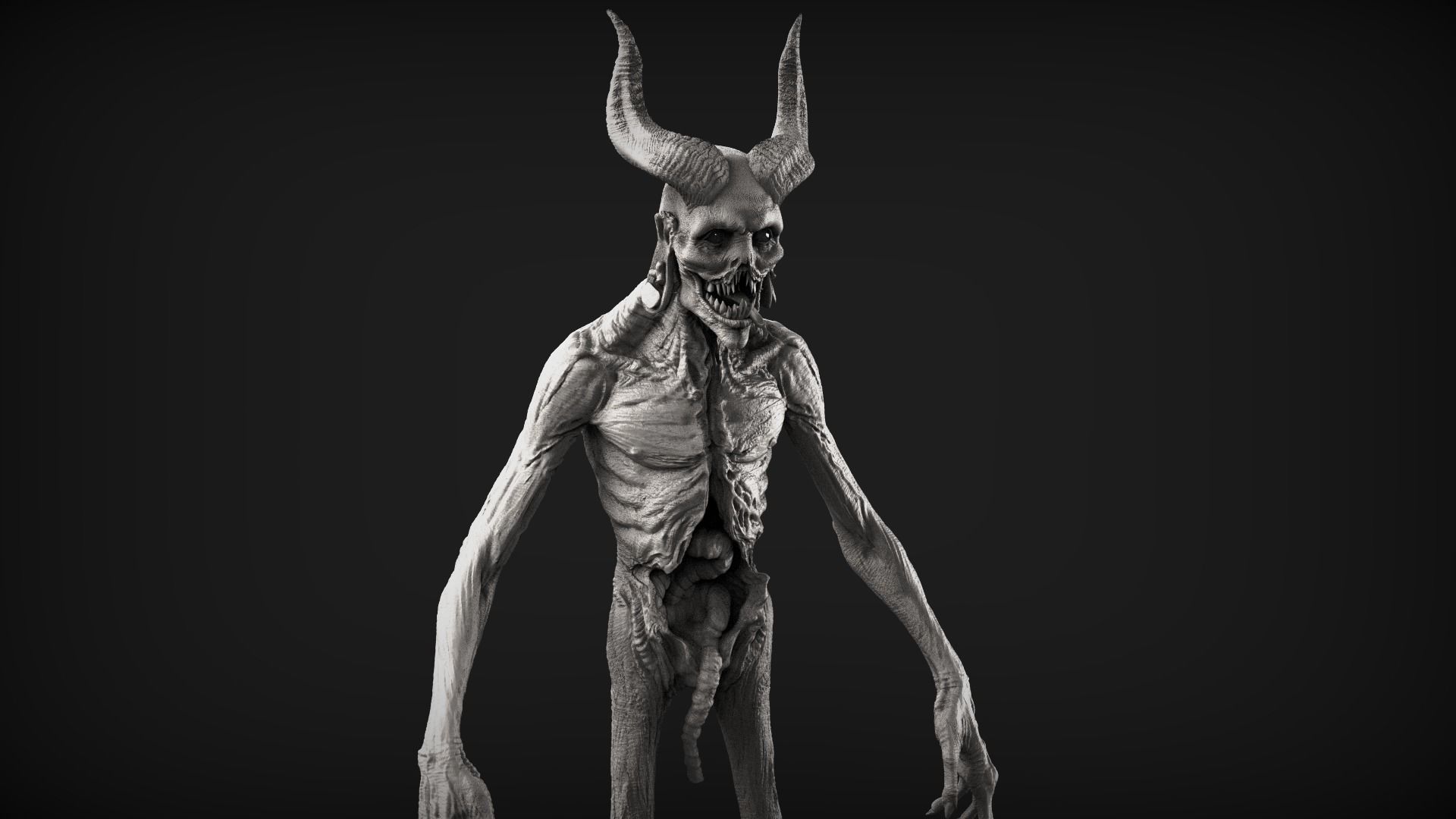 Demons High Poly Sculpts Bundle 2 3D model_52