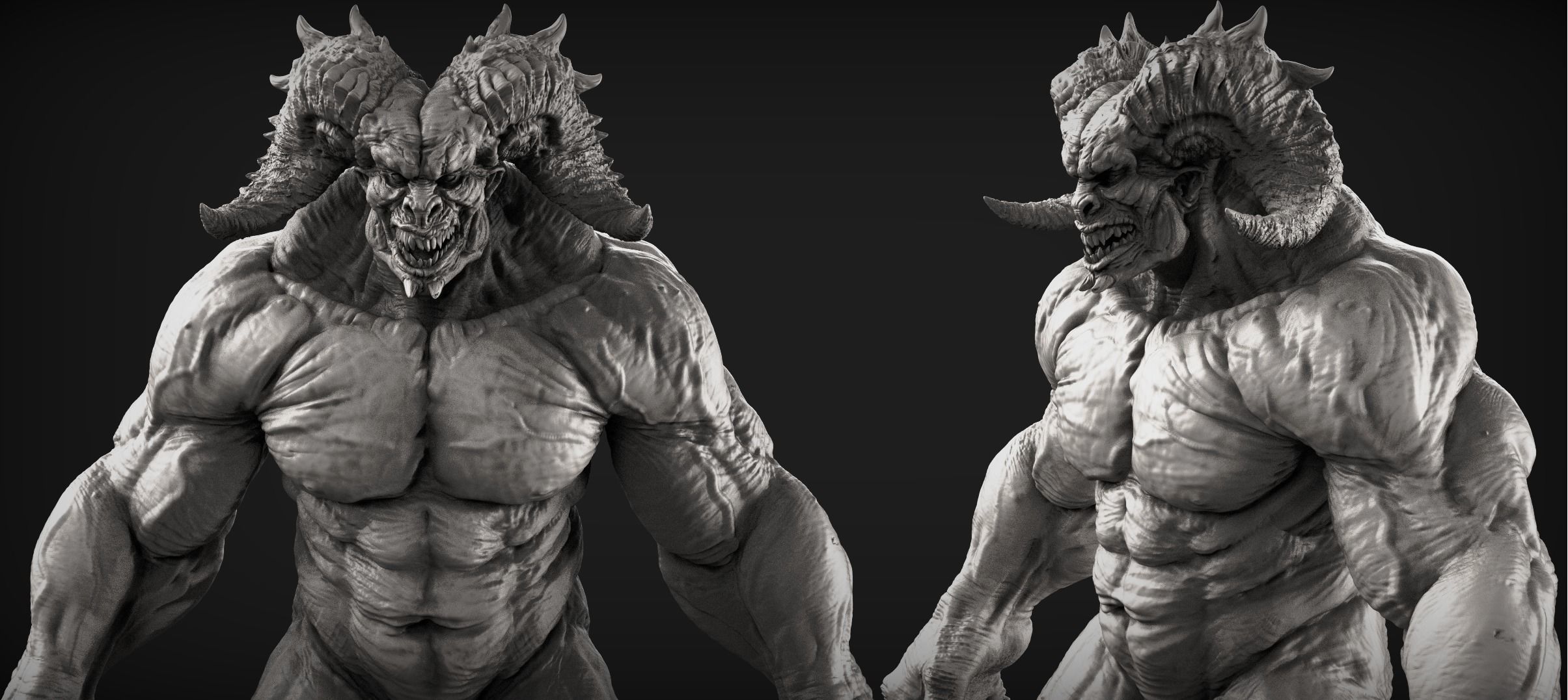 Demons High Poly Sculpts Bundle 2 3D model_36