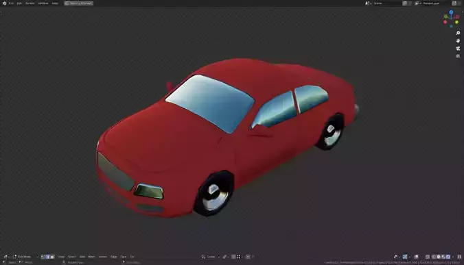 Low Poly Car - Free Sample 