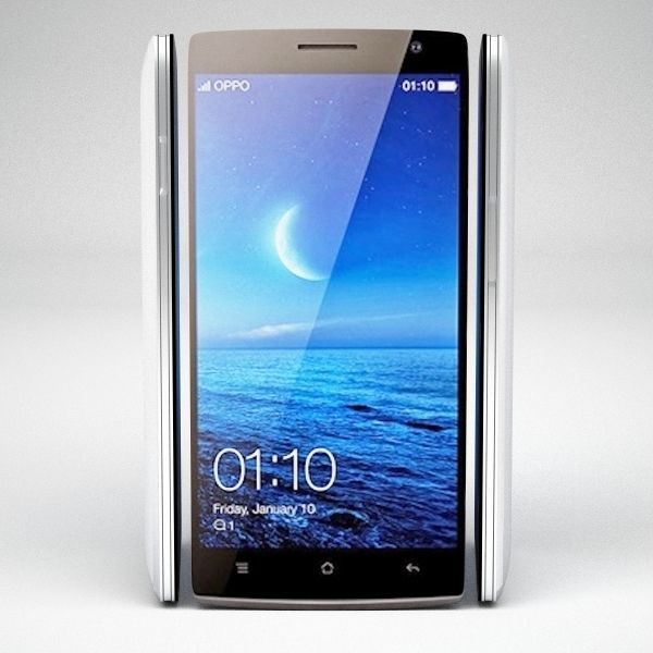 Oppo Find 7 3D model_4