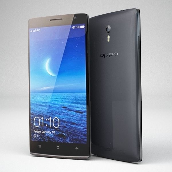 Oppo Find 7 and 7A White and Black 3D model_3