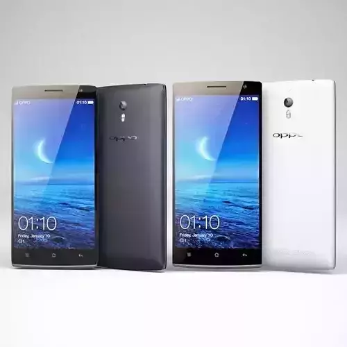 Oppo Find 7 and 7A White and Black