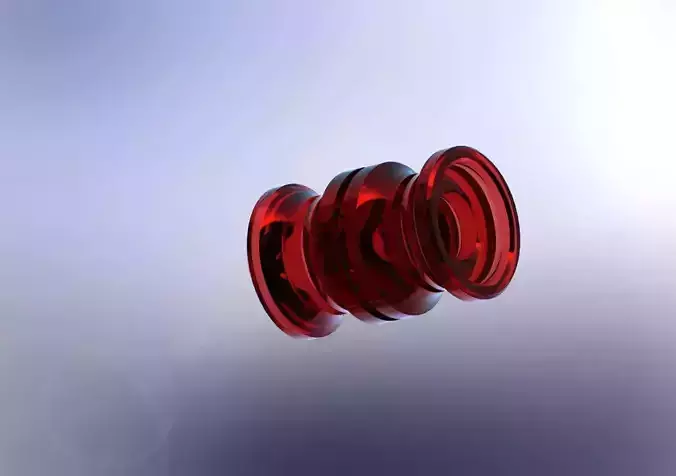 Paracord cylindrical accessories 3d model and work drawing  3D print model