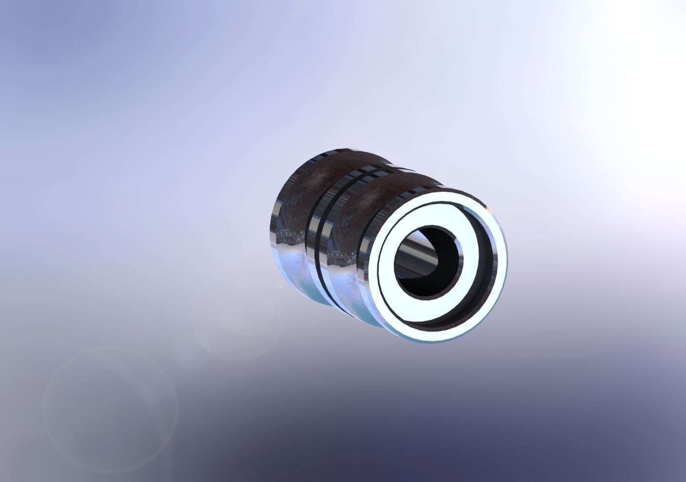 Paracord cylindrical accessories 3d model and work drawing  3D print model_5