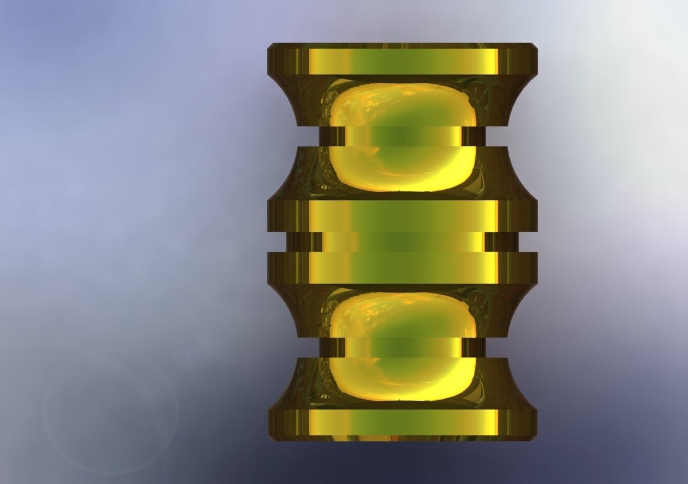 Paracord cylindrical accessories 3d model and work drawing  3D print model_4