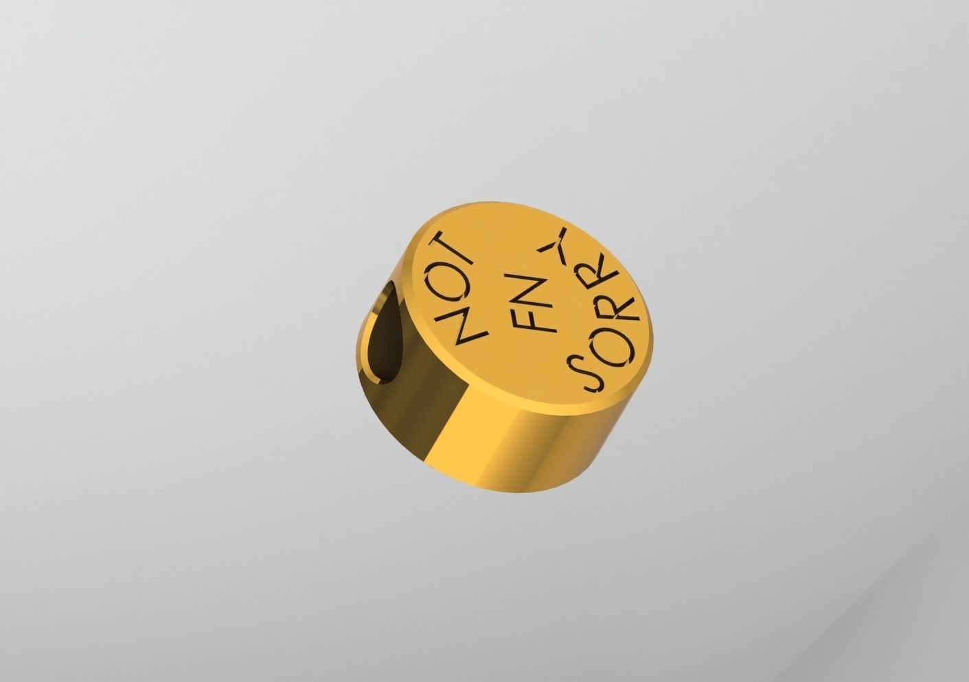 Paracord cylindrical accessories 2 3D print model_2