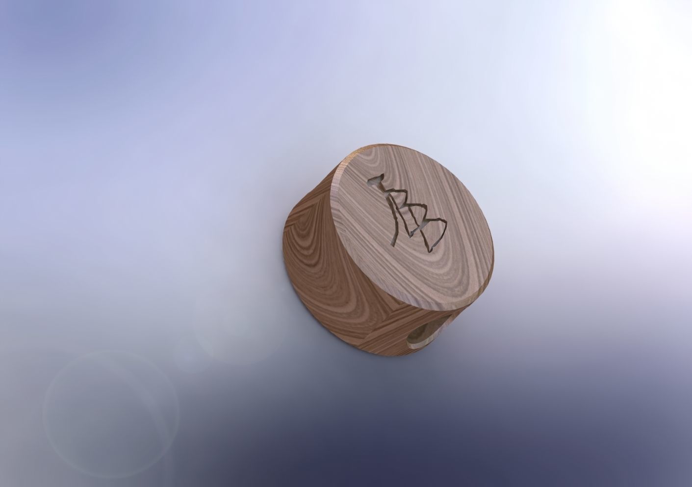 Paracord cylindrical accessories 2 3D print model_4