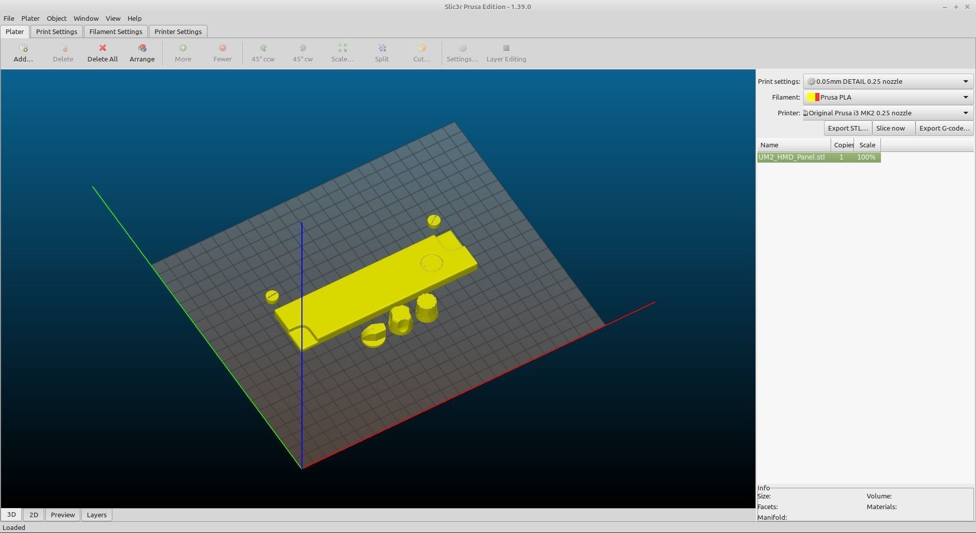 F16 HMD Panel 3D model_9