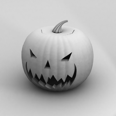 Jack-o-lantern halloween pumpkin Free 3D model_2