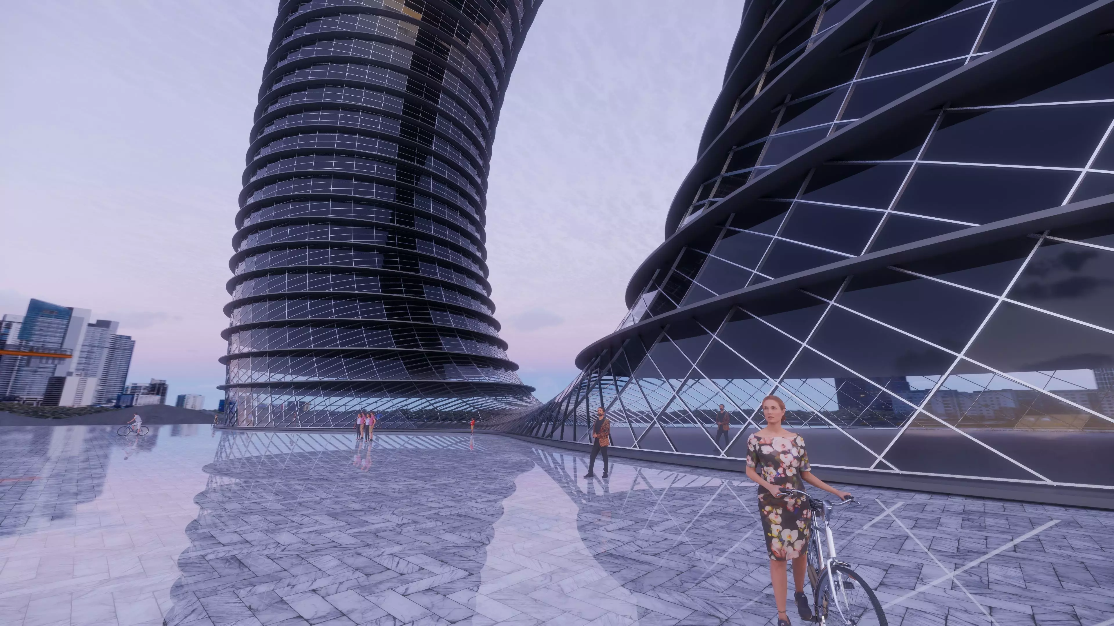 Modern Hotel Design 3D model_0