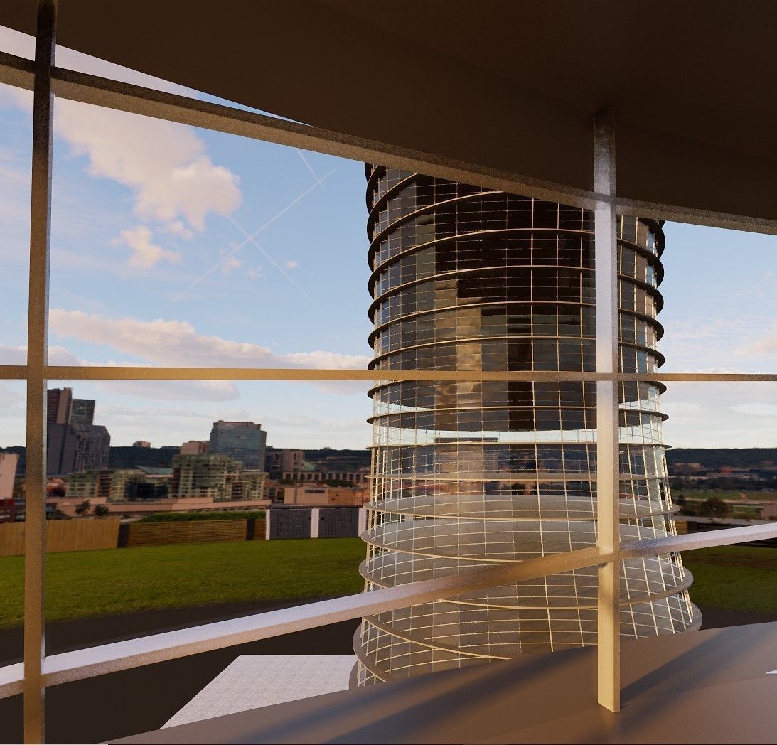 Modern Hotel Design 3D model_7