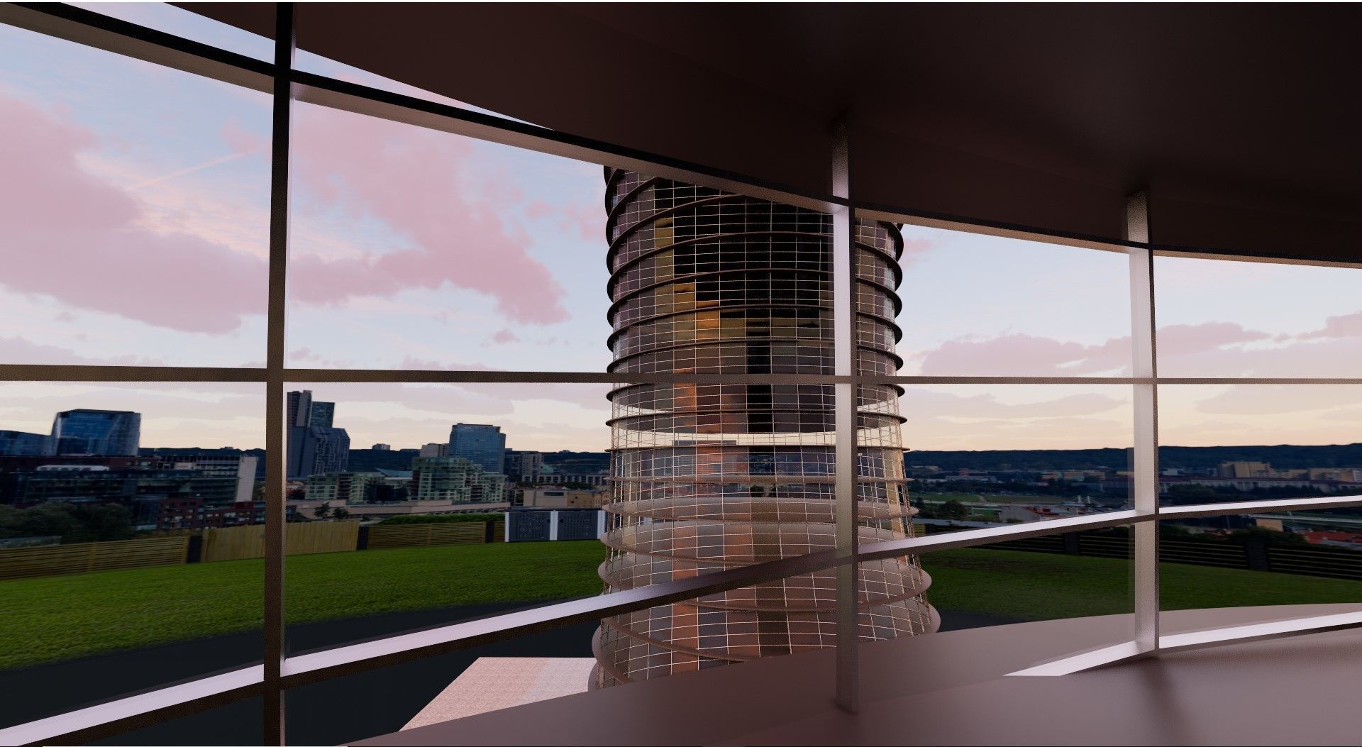 Modern Hotel Design 3D model_8