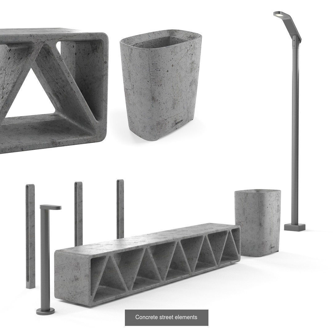 mmcite elements for park 3D Model Collection_2