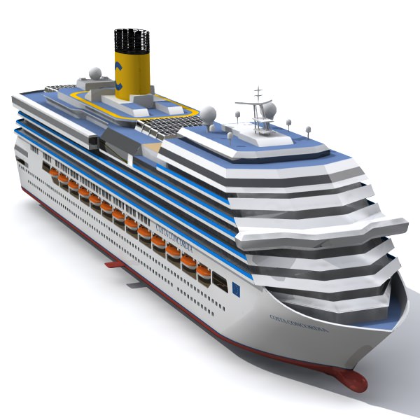 Costa Concordia 3D model_4
