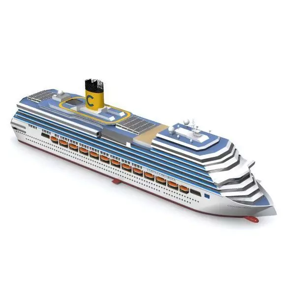 Costa Concordia 3D model_0