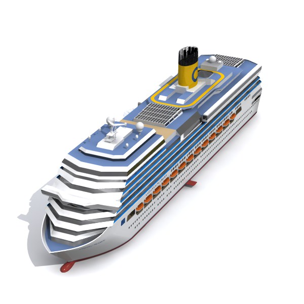 Costa Concordia 3D model_3